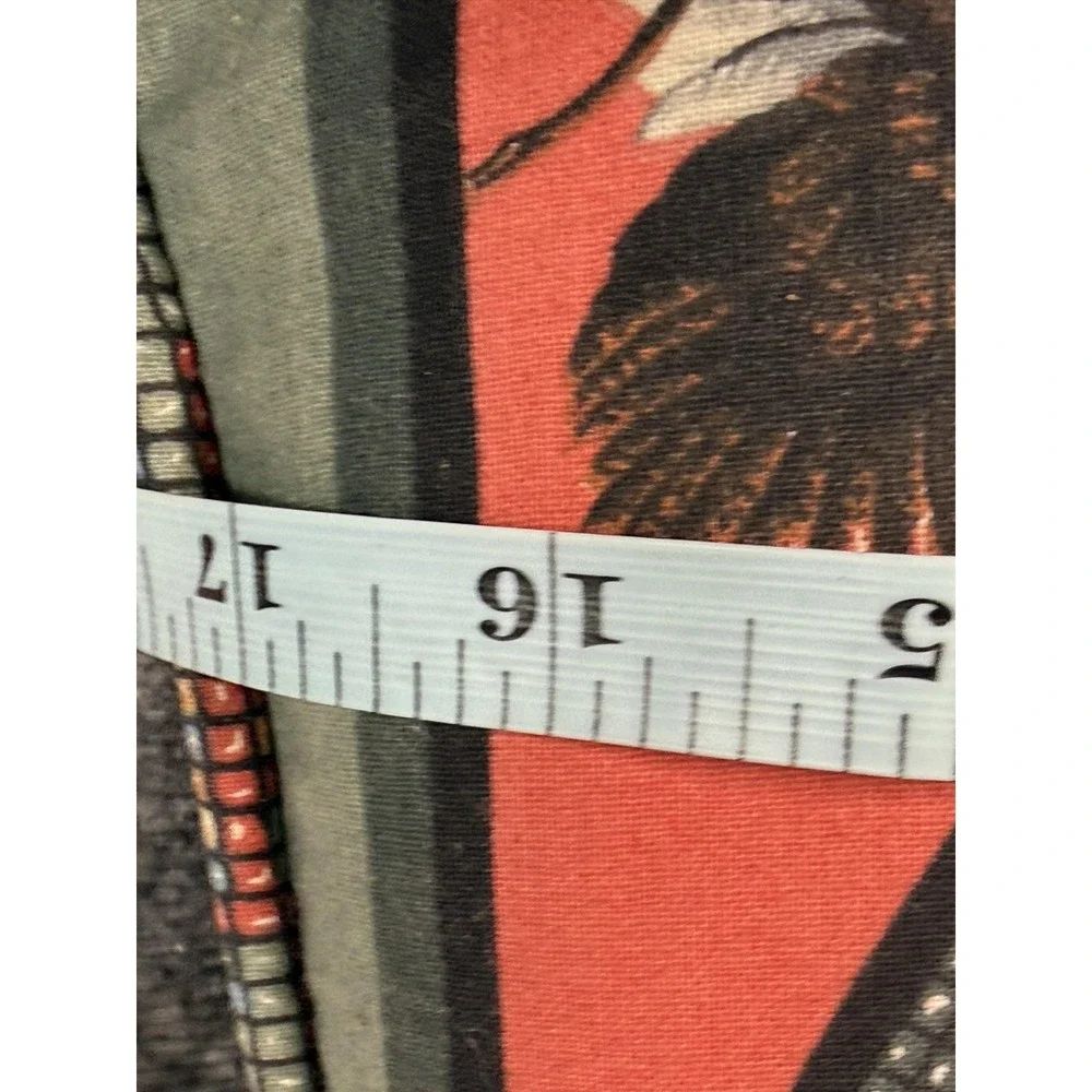 Native American Chief Throw Pillow 16 In Double Sided Eagles Mountain Decor